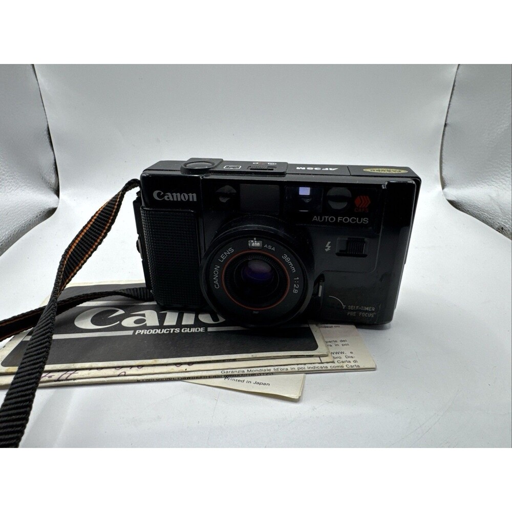 [As-is For parts or Restoration Canon AF35M Point & Shoot 35mm Film Camera